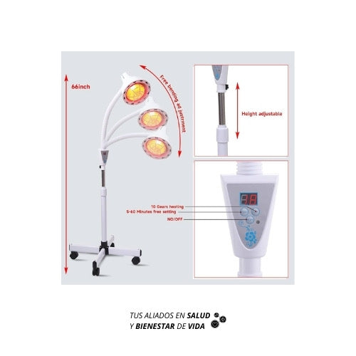 Lámpara de minerales infrarroja