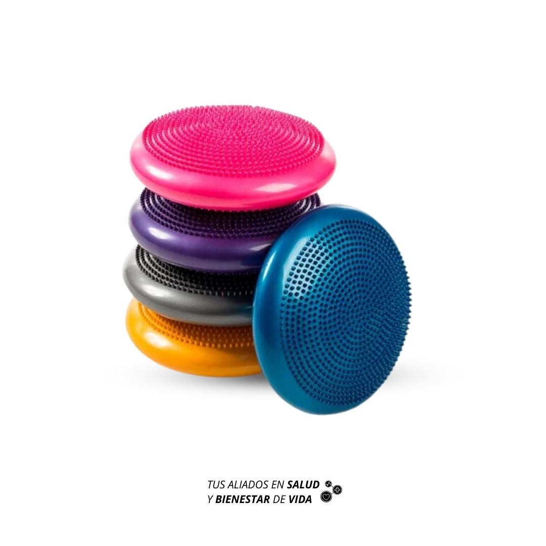 Disco de equilibrio con inflador (base inestable)