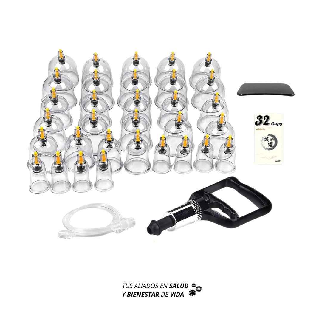 Set de Cupping 32 piezas