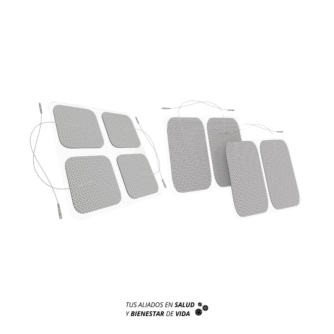 Caja de 20 electrodos (cuadrados y rectangulares)