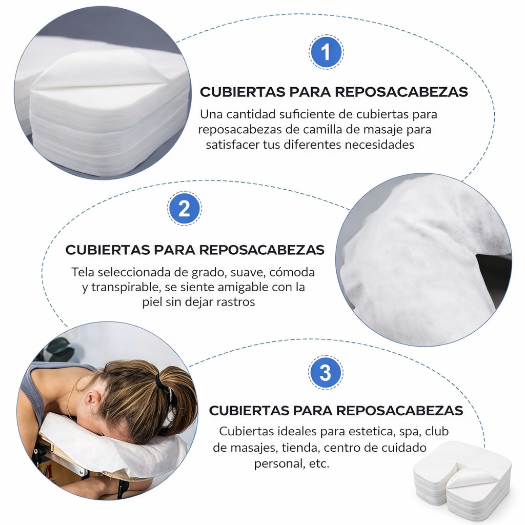 Pads para protección de camilla (set de 50 unidades)