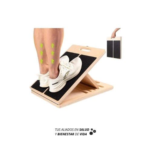 Tabla inclinada de madera