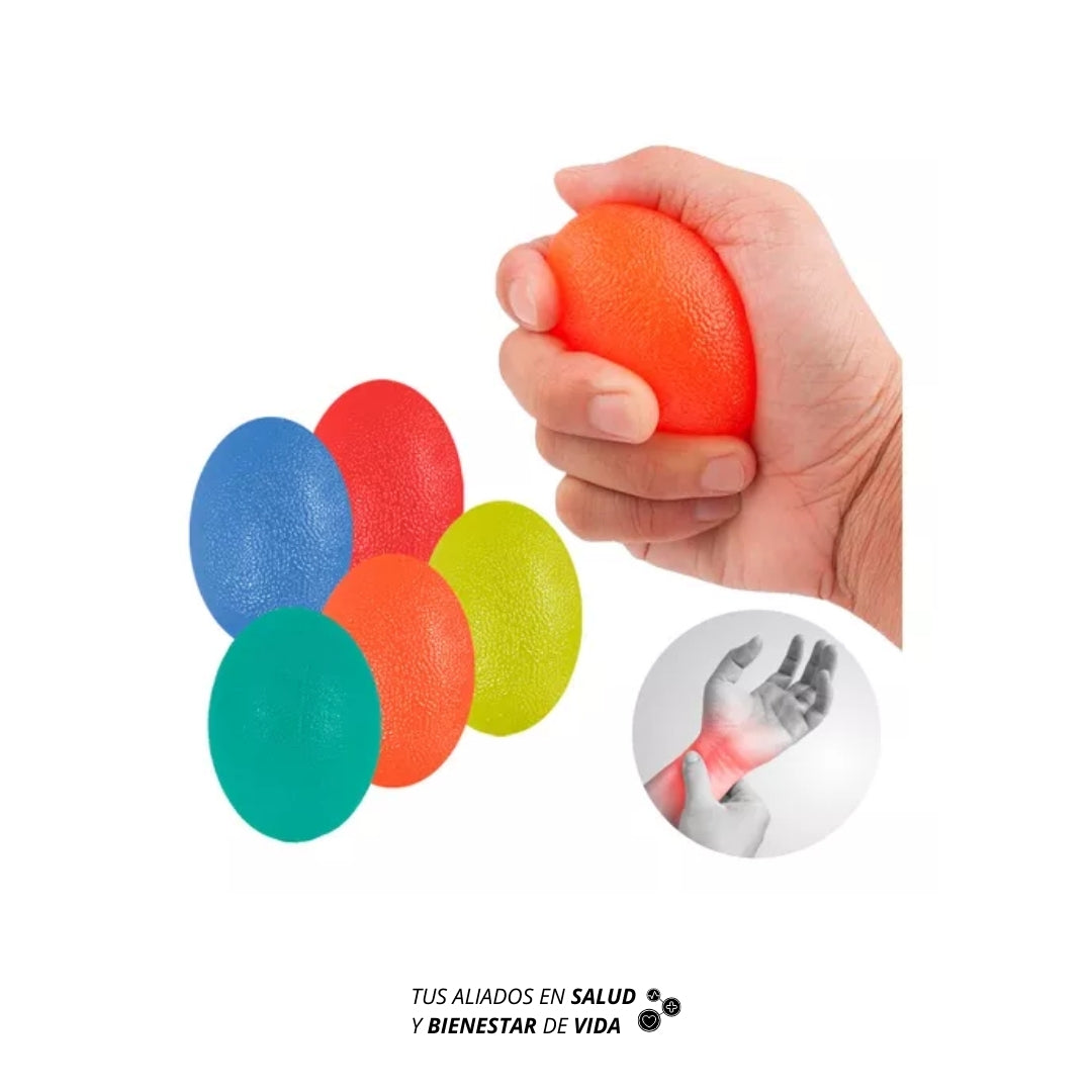 Pelotas terapéuticas tipo huevo (diferentes resistencias)