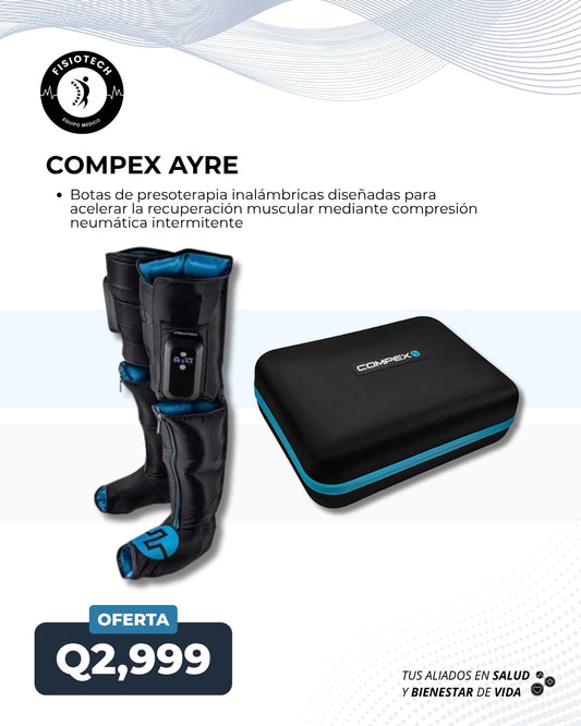 Botas de compresión total COMPEX AYRE (presoterapia)