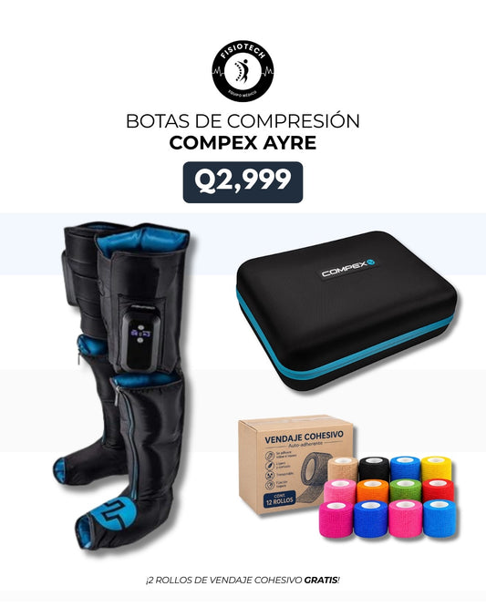 Botas de compresión total COMPEX AYRE (presoterapia)