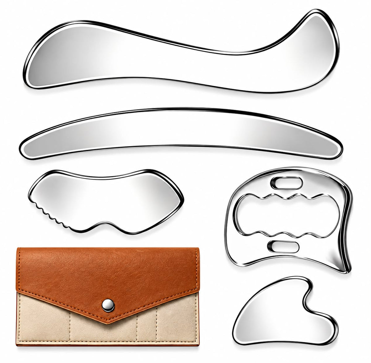 Raspador muscular (set de 6 piezas)