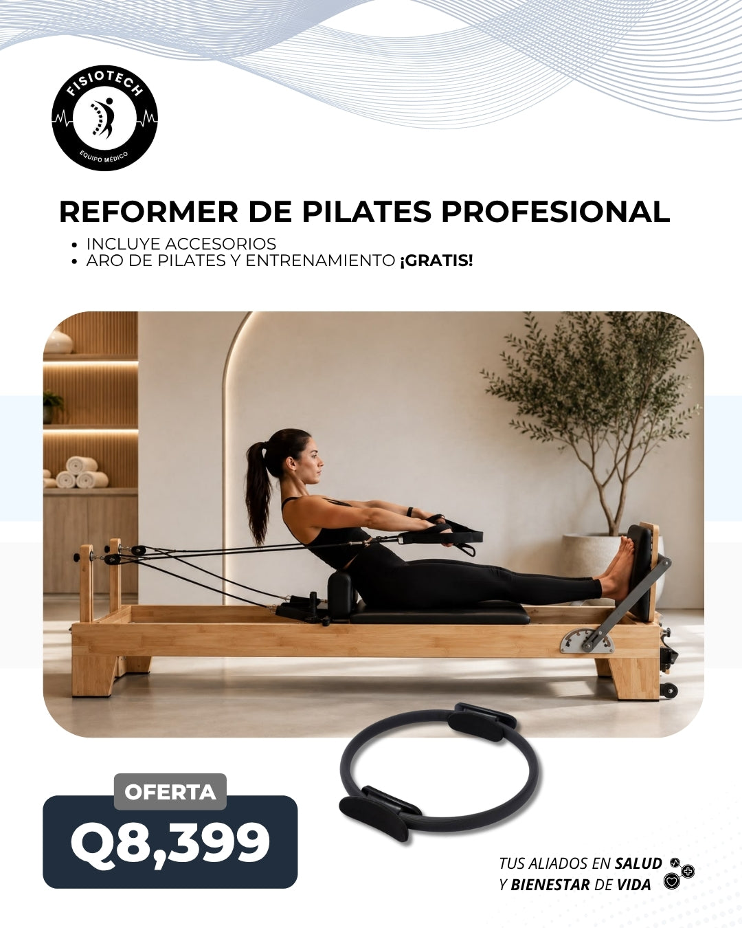 Reformer de pilates profesional