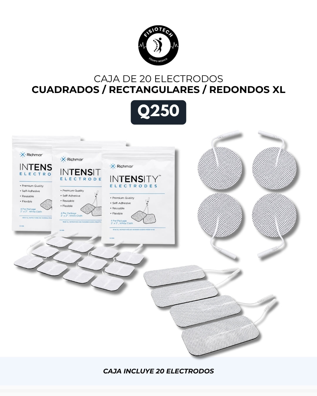 Caja de 20 electrodos mixtos