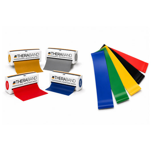 Bandas abiertas theraband + set de 5 bandas cerradas