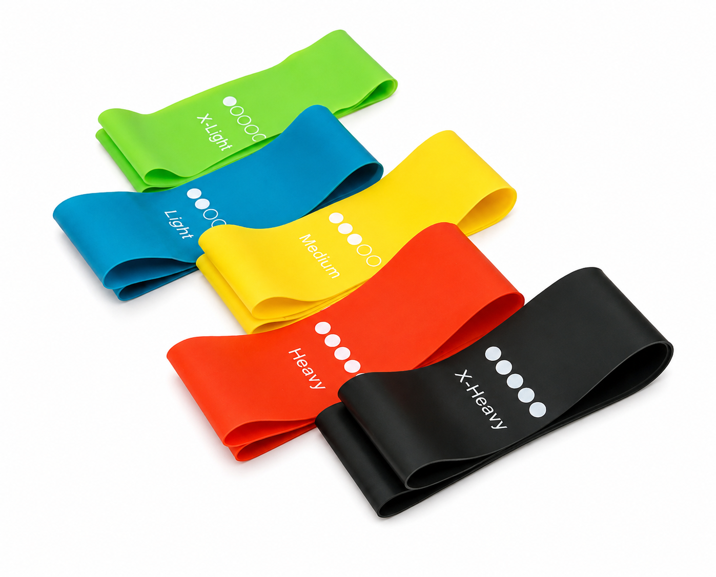 Bandas cerradas (set incluye 5 bandas en diferentes resistencias)
