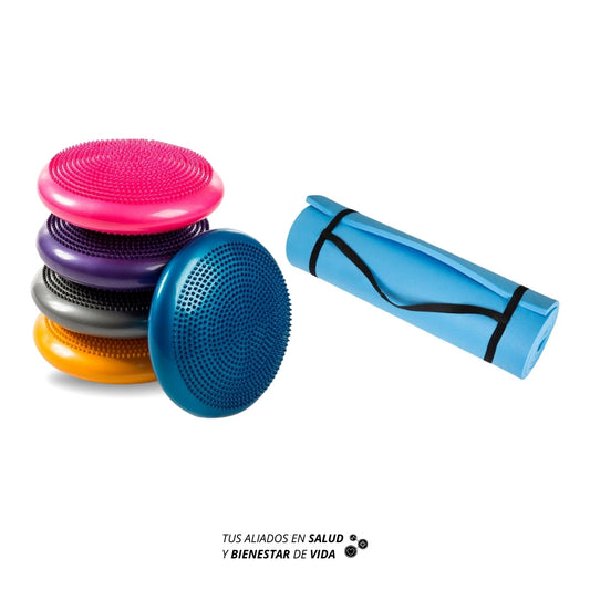 Disco de balance + alfombra premium