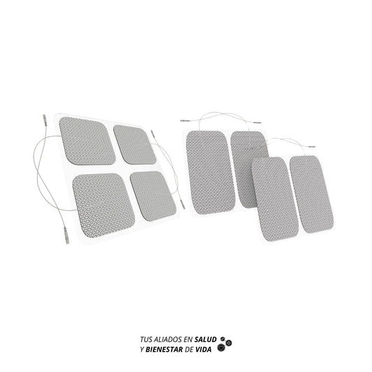 Caja de 20 electrodos (cuadrados y rectangulares)