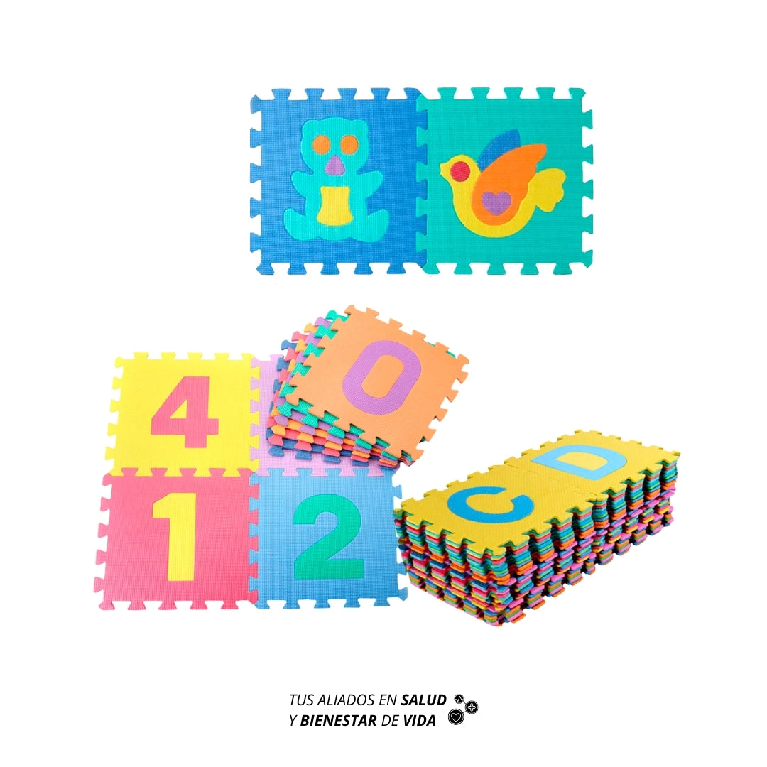 Alfombras sensoriales / tatamis (set de 10 piezas)