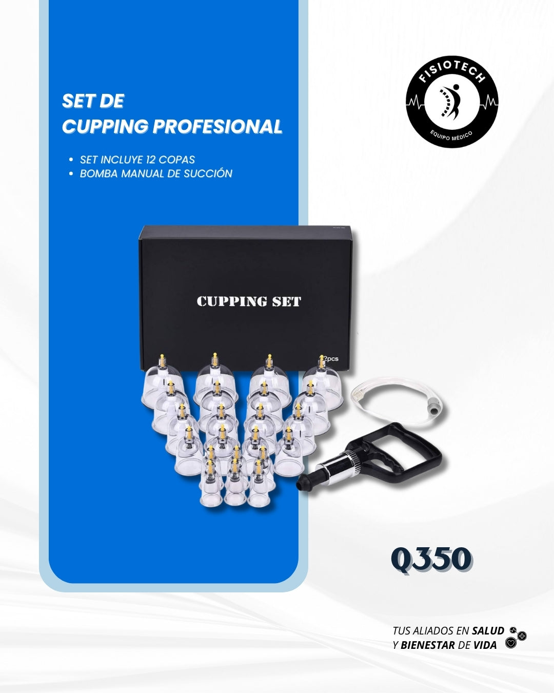 Set de cupping profesional