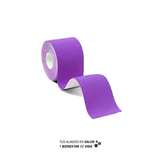 Vendaje neuromuscular color morado