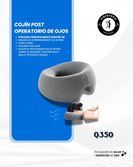 Cojín post operatorio de ojos