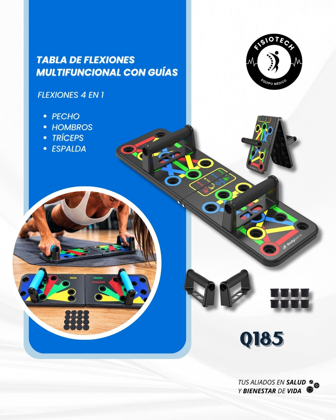 Tabla de flexiones multifuncional