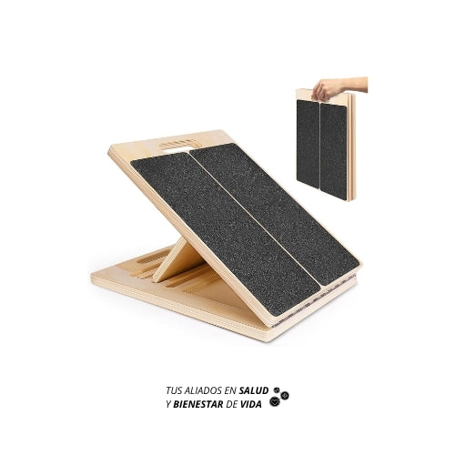 Tabla inclinada de madera