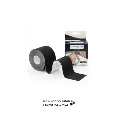 Vendaje neuromuscular color negro