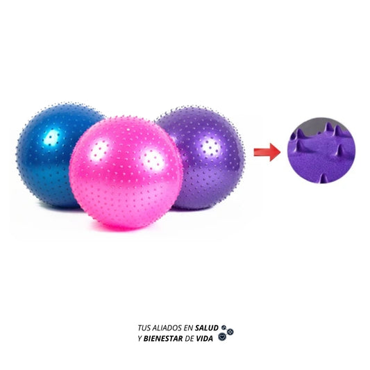 Pelota bobath con púas 85 cms